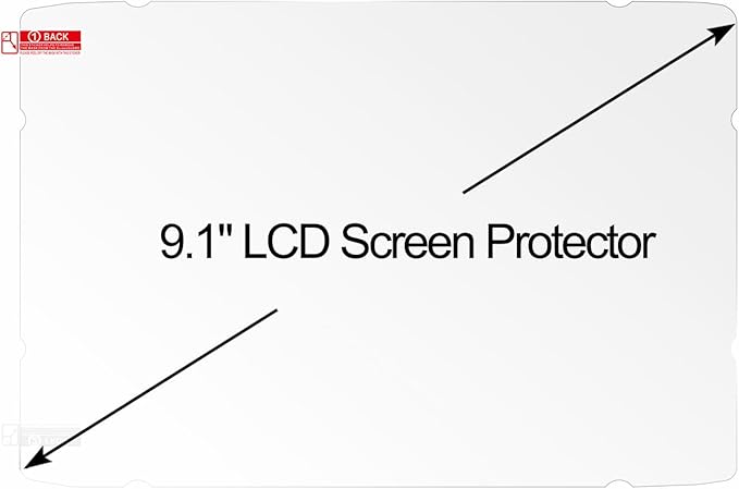 10PCS 9.1 inch LCD Screen Protector Film - Scratch-Resistant High Light Transmittance Protective Films for Resin 3D Printer ELEGOO Mono X 6KS