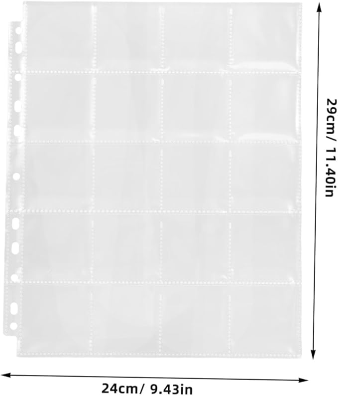 jojofuny 30pcs Film Negative Sleeves Acid Storage Pages for Organizing Film Negatives Photo Binder Inserts for Photographers and Hobbyists