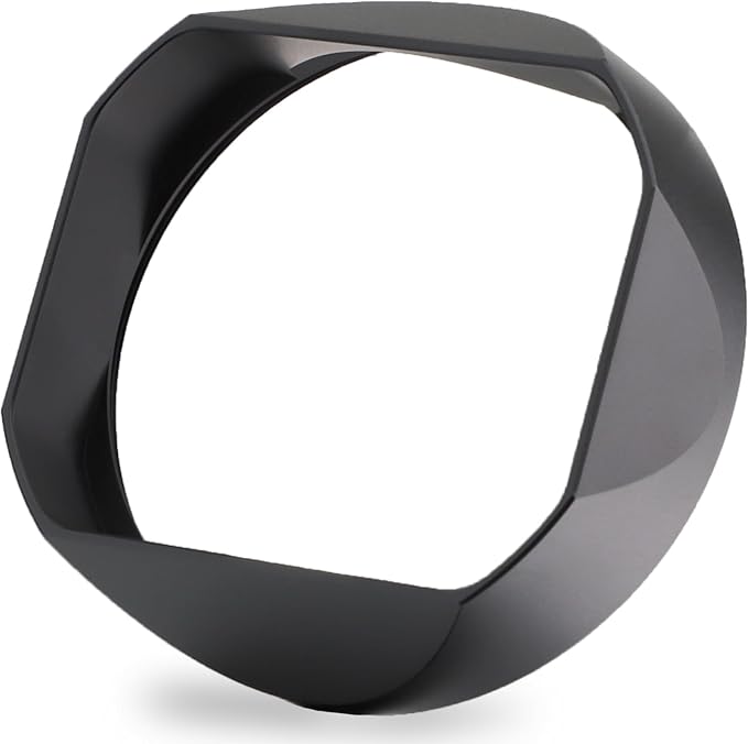 Haoge Metal Square Lens Hood for Leica Q3 Q3 43 Q2 Q Q-P QP q3 Typ116 Camera Accessories Black LH-LQB