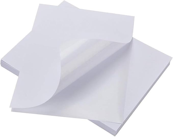 BESTEASY Sticker Paper 8.5" x 11" Full Sheet Label Stickers for Laser & Inkjet Printers, Self-Adhesive Paper Shipping Labels (8000 Sheets,8000 Labels)
