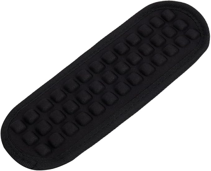 GORGECRAFT Detachable Shoulder Strap Pad Black Cotton Universal Replacement Cushion Laptop Case Bag Waterproof Removable Non Slip Pads Cover Backpack Shoulders Straps Pads for Camera Guitar