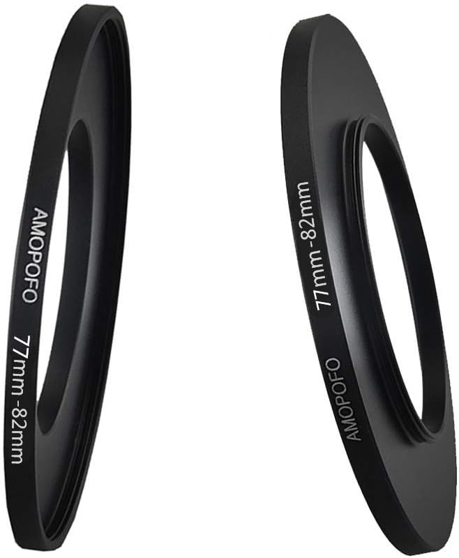 77mm to 82mm Camera Filter Ring /77mm to 82mm Step-Up Ring Filter Adapter for 82 mm UV,ND,CPL,Metal Step Up Ring