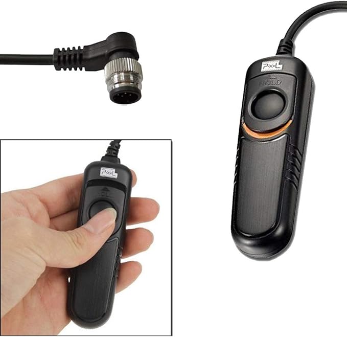 Pixel Remote Commander Shutter Release Cable DC0 Shutter Remote Control Cable for Nikon Fujifilm Kodak Replaces Nikon Remote Cord MC-30A