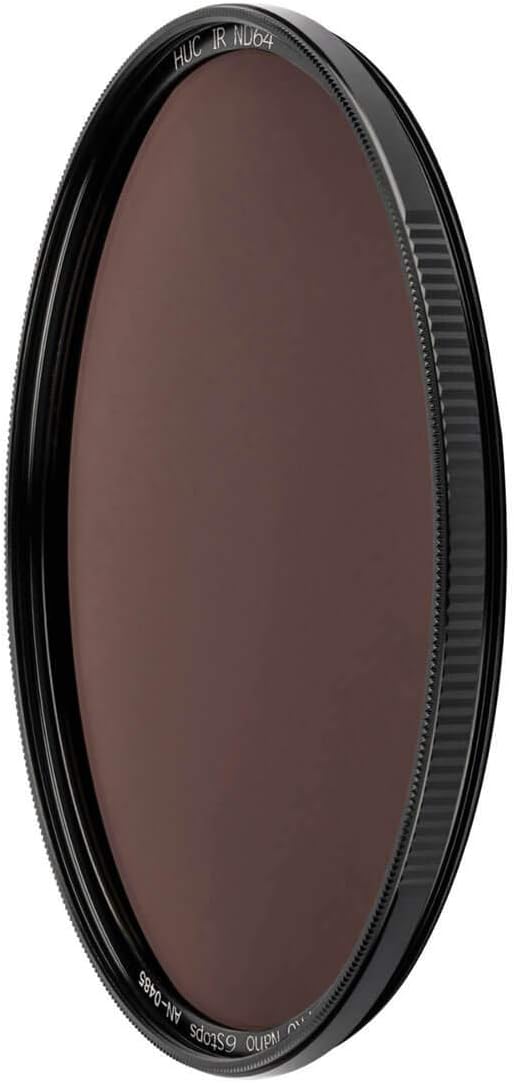 NiSi - 49mm ND Filter, Circular HUC PRO Nano IR ND64, 6-Stop, 1.8 Density, Neutral Density Camera Lens Filter, Nano Coating, IR Reduction, Slim Aluminum Frame, Long-Exposure and Landscape Photography