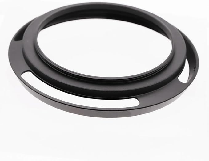 62mm Hollow Lens Hood 62mm Screw in Curved Vented Lens Hood 62mm Metal Lens Hood for 62mm Lens Hood Wide(Black)