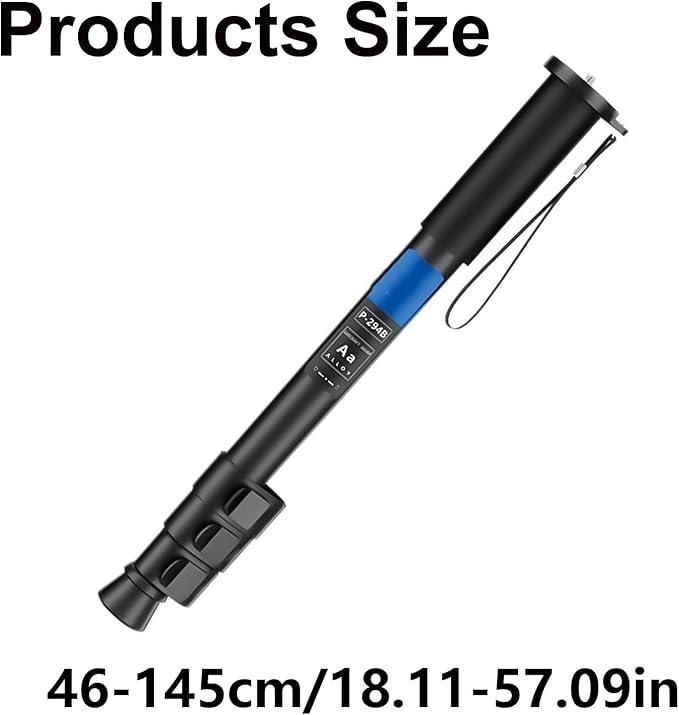Aluminum Monopod with 20-29mm Tube Diameter and Slip Durability Use for Photography Equipment Camera Monopod