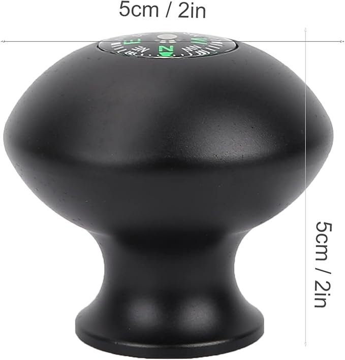 WALFRONT Outdoor Universal Monopod Tripod Head Grip Knob, Aluminum Alloy, Ergonomic, Lightweight, Photography Accessory for Hiking and Camping