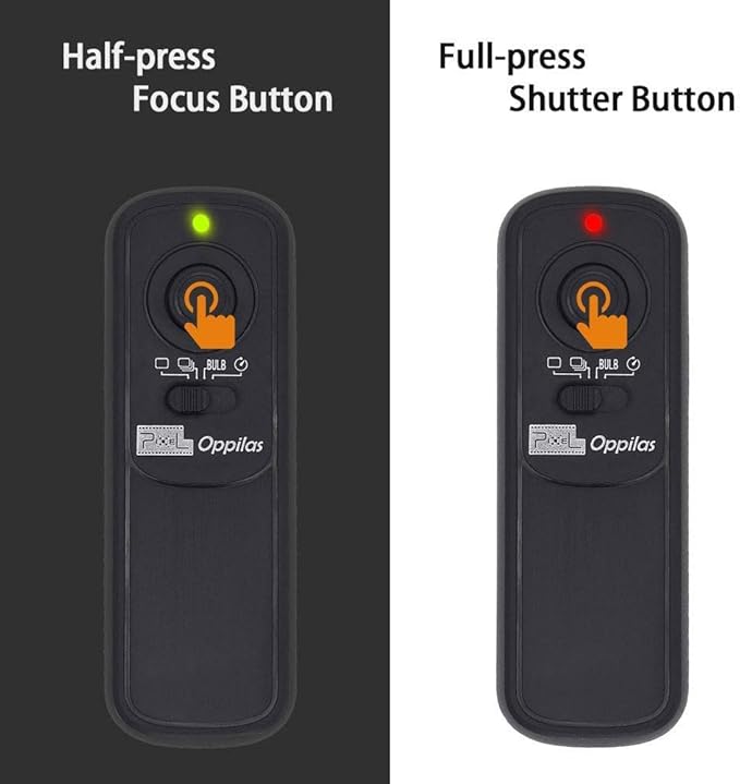 Pixel 2.4GHz Digital Wireless Remote Shutter Release oppilas E3 for Canon, Pentax, Samsung, Contax, Sigma and Hassleblad Cameras, Replaces Canon RS-60E3