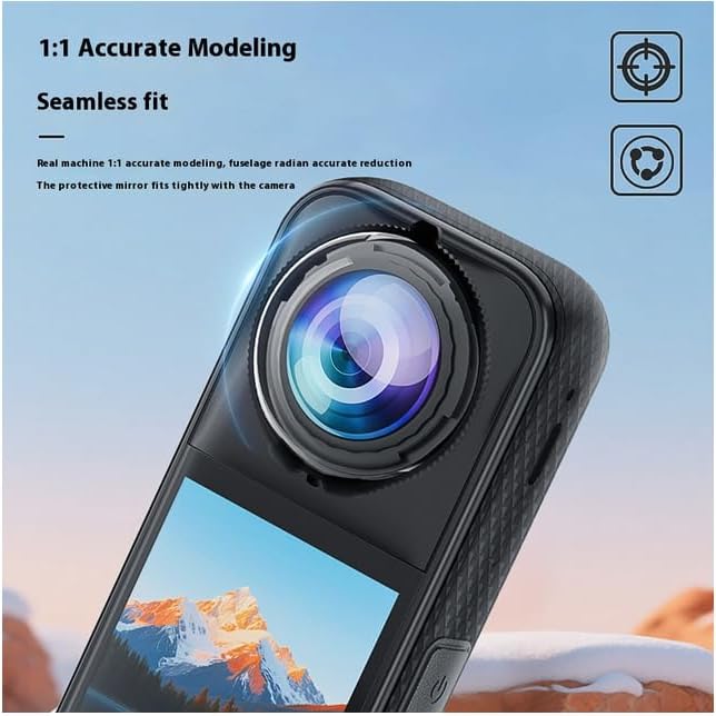 Coyktonty Lens Guard/Lens Protective Cover for Insta360 X5, 9H hardness High transmittance,Waterproof Dustproof (PC Material)