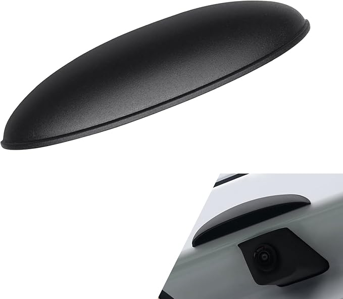 Car Rear View Camera Anti-Rain Cover, Plastic Back Up Camera Shield, Vehicle Reversing Cam Modification Protective Accessory, Universal for Most Cars (Black)