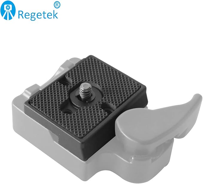 2 Pack Quick Release Plate with 1/4"-20 Screw for Bogen 3157N Manfrotto 200PL-14 RC2 Camera Tripod(BHQ2 128RC/128RCNAT、141RC/141RCNAT、222/234RC、323、390/390B/390RC、352RC/308RC、460MG、486RC2