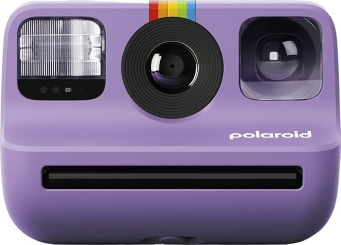 Polaroid Go Generation 2 Instant Camera with Self-timer Double Exposure Modes (Purple) and Accessories Bundle (3 Items)