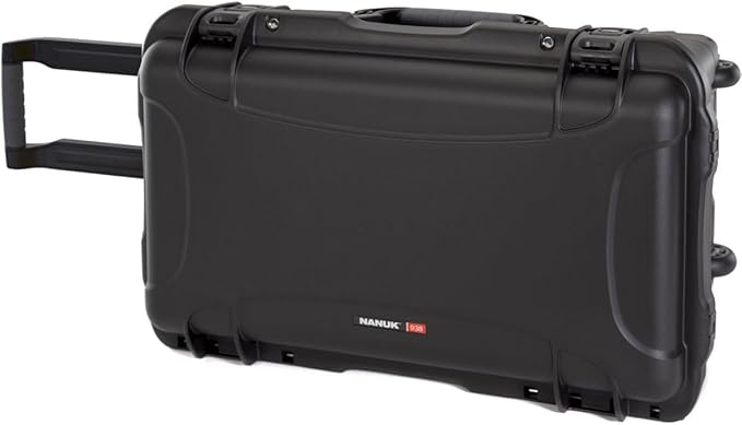 Nanuk Wheeled Series 938 Lightweight NK-7 Resin Waterproof Hard Case, Black