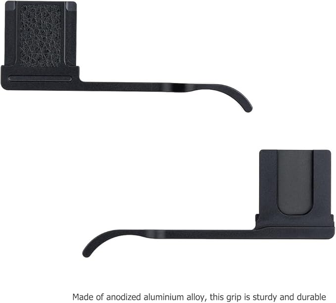 JJC Deluxe Metal Thumb Up Grip for Ricoh GR IIIx HDF GR IIIx GR3x GR III GR III HDF GR3 Cameras, Hot Shoe Thumb Rest Support Grip for Stable and Safe Hand Hold, Not Affect The Use of Camera Buttons