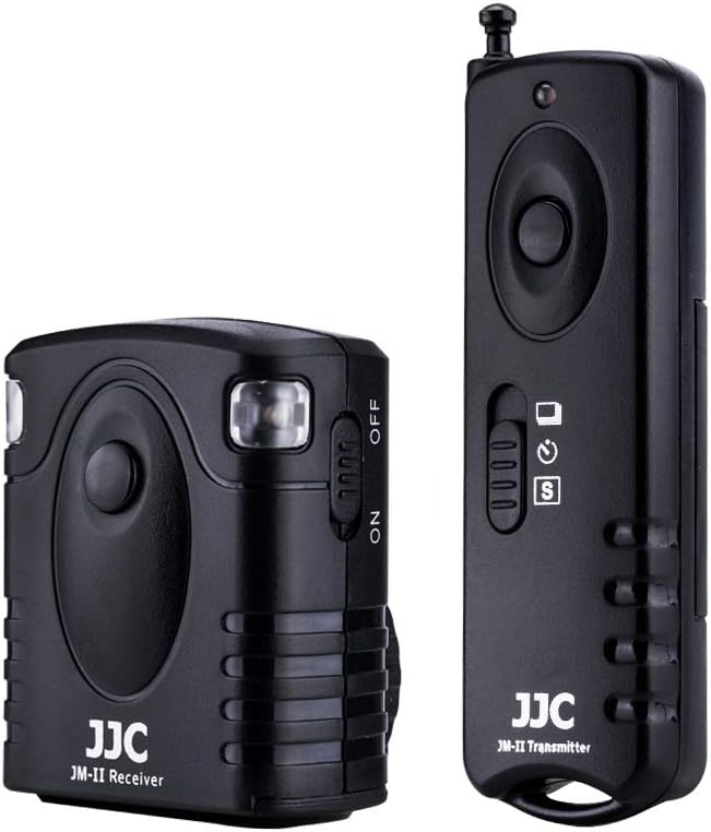 JJC Wireless Remote Control Shutter Release for Fuji Fujifilm X-T5 X-T4 X-T3 X-T2 X-T30 III II X-T20 X-T100 X100VI X100V X100F X100T X-PRO3 X-PRO2 X-H1 X-H2 X-H2S GFX100 GFX100S II GFX50R X-A5 & More