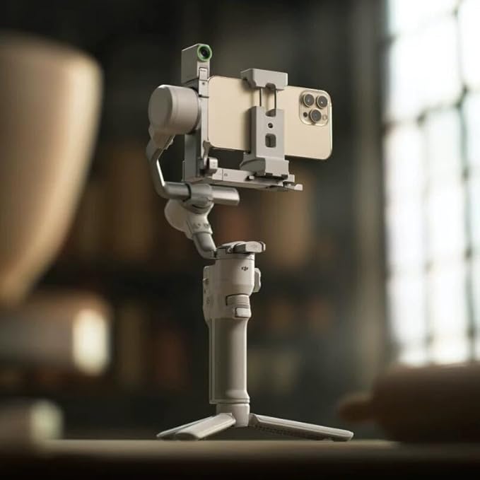 Original RS 4 Mini Phone Holder for DJI RS 4 Mini, Smartphone Mount Accessory, Compatible with Fill Lights and Microphones