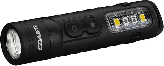 Coast KL30R 500 Lumen Rechargeable LED Pocket Flashlight with UV Light