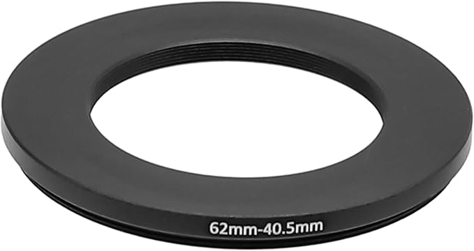 62-37/40.5/43/46/49/52/55/58/60/62/67/72/77/82/86/95/105mm Step Up & Step Down Rings Adapter for Camera Lens and Filters 62-40.5 Filter Adapter Ring 62mm Lens to 40.5mm Filters (62-40.5mm)