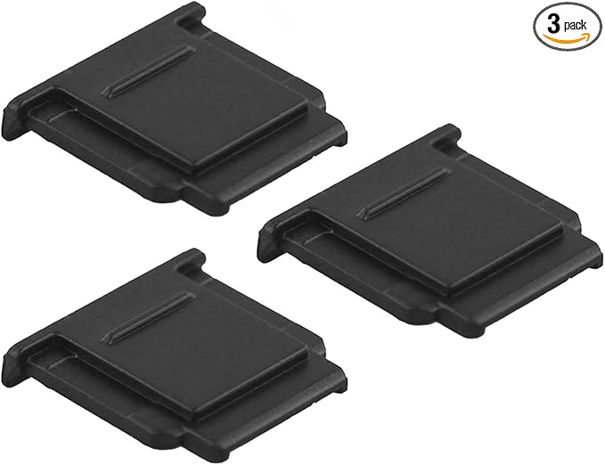 Fotasy JJC HC-S Black 3 Pack Hot Shoe Covers for Sony Multi Interface Shoe