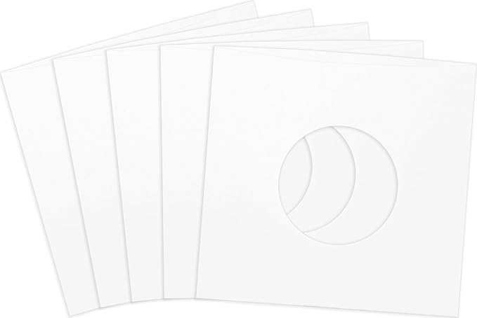(2000) Archival Quality Acid-Free Heavyweight Paper Inner Sleeves for 7 Inch Vinyl Records #07IW