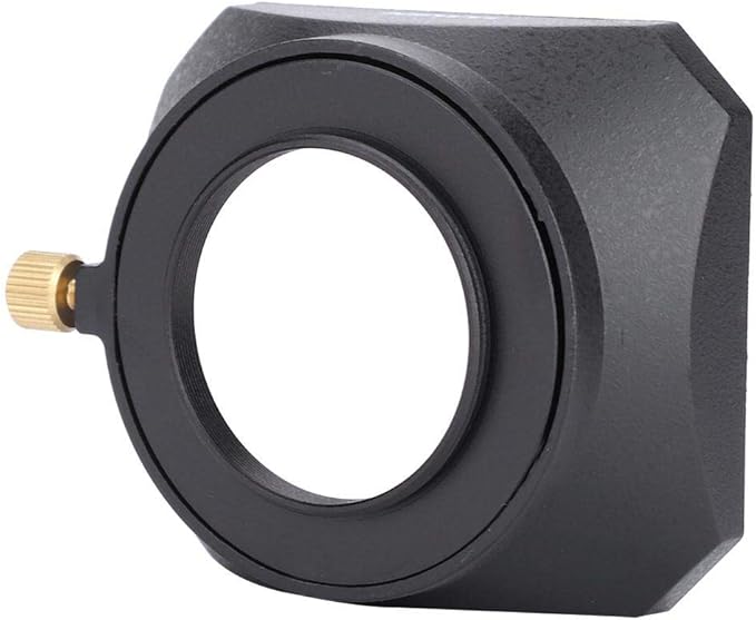 Qiilu Square Lens Hood Shade, Accessory for Camcorder Digital for DV and Digital Video Camera Lens Filter(52mm)