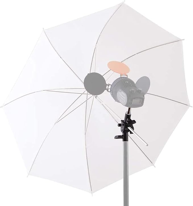 Alluneitter U-Shape Camera Flash 180°Swivel Mount Bracket with Standard 1/4 to 3/8 inch Flat Head Metal Screw Spigot Stud Compatible for Umbrella Softbox Reflector Holder Stand for Video Studio Light
