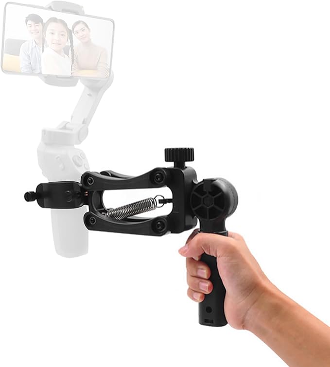 Z Axis Stabilizer Shock Absorber Universal Adjustable Step Spring Support Frame for Three Axis Stabilizer Extension Bracket Compatible with All Brands Mobile Phone Stabilizers