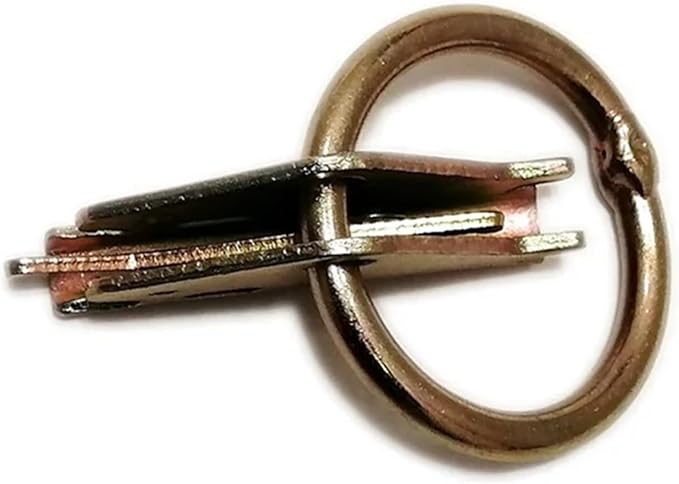 Cargo Steel E-Ring Tie Down Hooks 4PCS E Track Cargo Anchors - Heavy Duty Tie Down Hooks (Truck/Trailer) for E-Track Rail/Single System