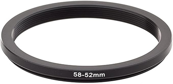 ProOptic Step-Down Adapter Ring 58mm Lens to 52mm Filter Size