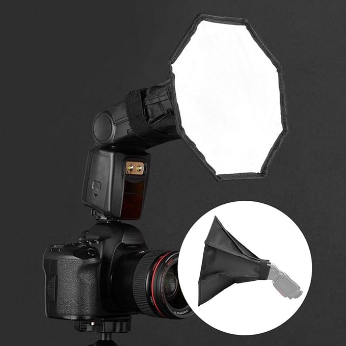 Flash Softbox, 30x30cm Folding Speedlight Softbox Diffuser Cover Universal for for for DSLR Camera