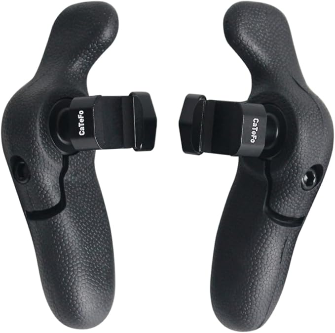 StarGrip-NATO Camera Side Handle Grips - Pair of Mini Left and Right Side Handles with 360 Degree Adjustable Clamp for DSLR Camera, Smartphone, iPad, Monitor Cage