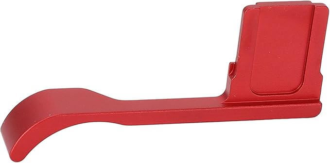 Dpofirs Thumb Up Grip for A7CR & A7CRII, Aluminum Alloy Hot Shoe Cover & Hand Rest, Ergonomic Camera Grip for OneHanded, Lightweight & Durable (Red)