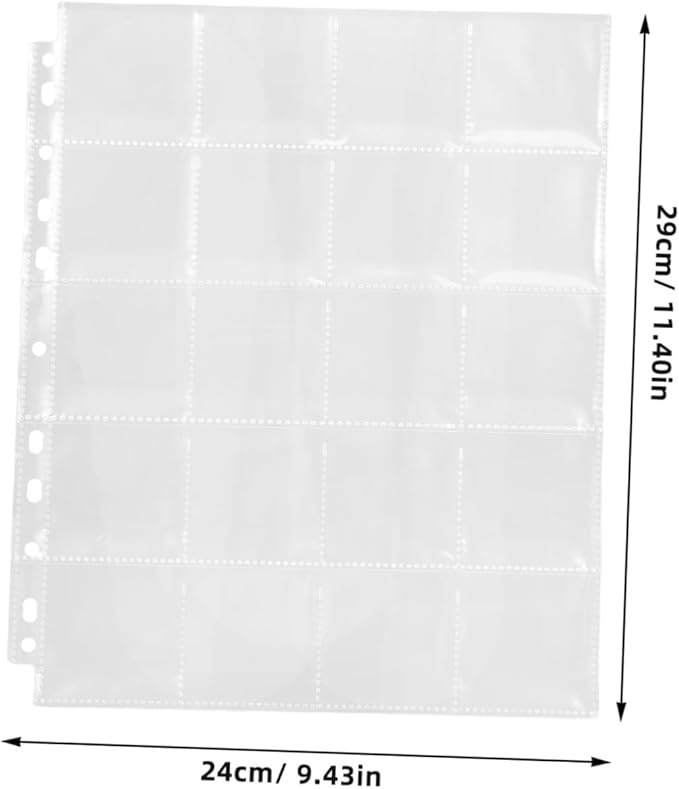 30pcs Negative Film Storage Sleeves Acid Binder Pages for Film Protection and Organization