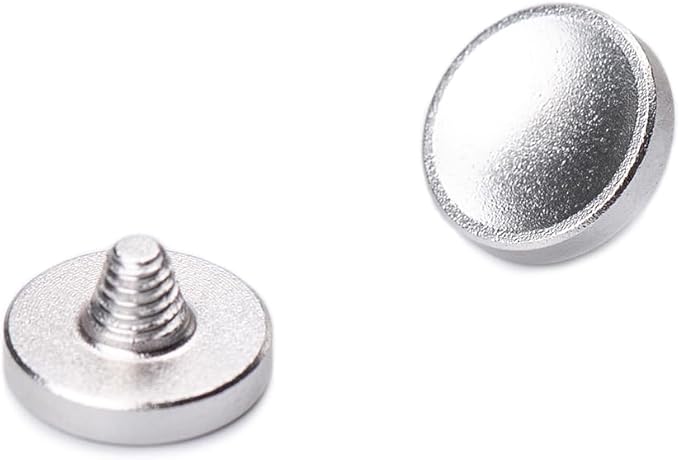 Camera Metal Shutter Release Button for Fujiflm X100VI,X100V,X-T3,X-T2,X-T30,X-PRO1,X-PRO2,X-PRO3,X-M5 X-E5 X-Half,for LeicaM10,M9,for Nikon Df DSLR/SLR (Silver)
