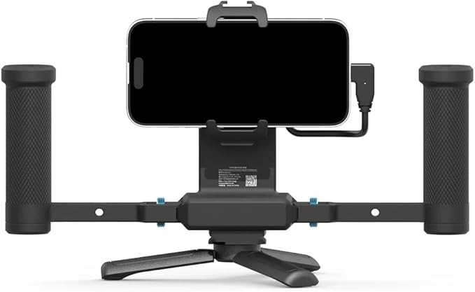 FeiyuTech Phone Video Rig Pro for iPhone 17 16 15 Pro/Pro Max - ProRes 4K Filmmaking Cage with External Storage Hub,Cooling Fan,Battery Extension,USB-C Expansion for Professional iPhone Video Create