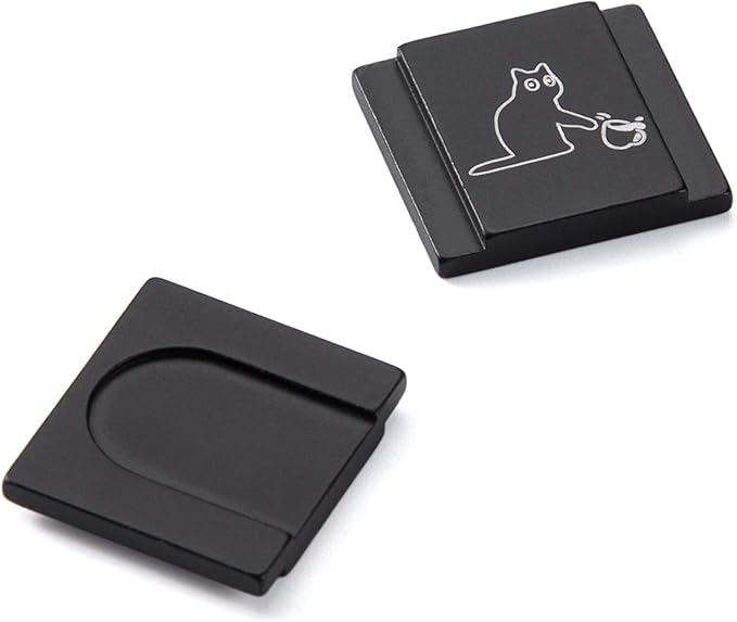 Camera Metal Hot Shoe Cover Shutter Buttons Protector Set for Fujifilm X100VI X100V X-M5 X-E5 X-T4 X-T3 for Leica Q for Olympus (CAT-01-Hot Shoe Cover)