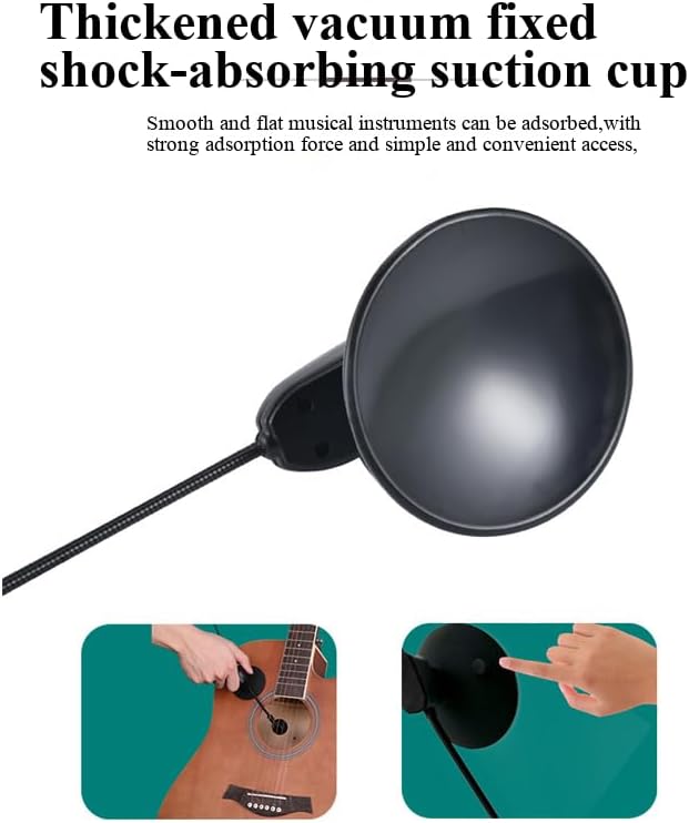 Wireless Violin Microphone with Suction Cup，Plug&Play Professional Sound Amplification for Acoustic Violin, Fiddle Performance and Recording