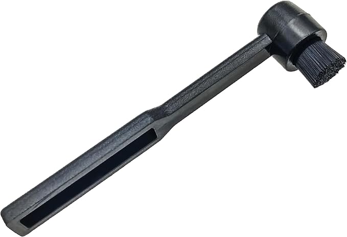 Turntable Stylus Cleaning Brush, Carbon-fiber Anti-static Vinyl Record Stylus Cleaner Brush to Remove Dirt and Dust for Record Needles