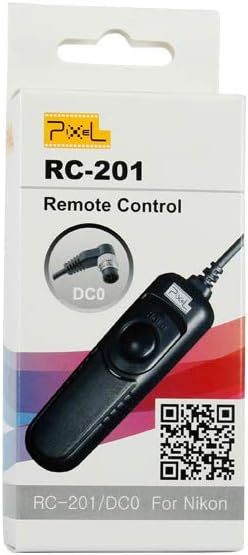 Shutter Release Cable for Nikon, Pixel RC-201-DC0 Cable Release for Nikon Fujifilm Digital SLR Cameras Replaces Nikon MC-30A
