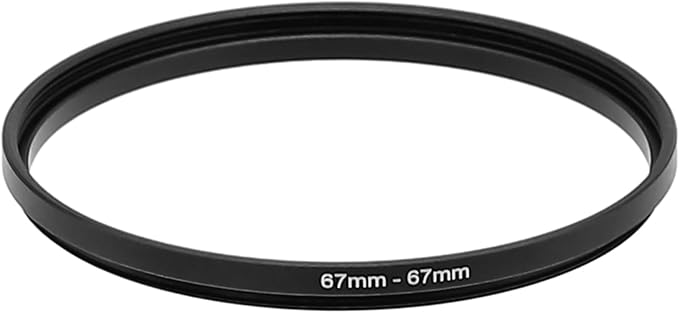 67-46/49/52/55/58/62/67/72/77/82/86/95/105mm Step Up & Step Down Rings Adapter for Camera Lens and Filters 67-67 Filter Adapter Ring 67mm Lens to 67mm Filters