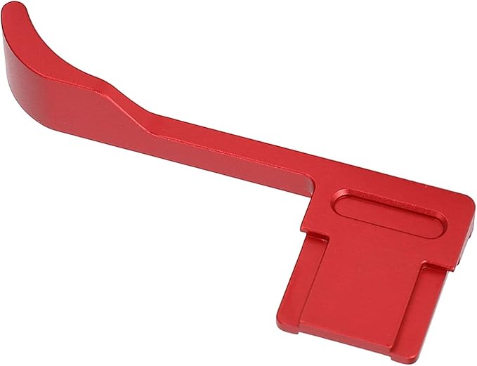Dpofirs Thumb Up Grip for A7CR & A7CRII, Aluminum Alloy Hot Shoe Cover & Hand Rest, Ergonomic Camera Grip for OneHanded, Lightweight & Durable (Red)