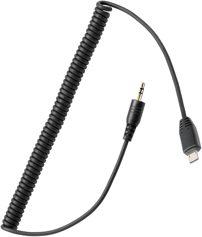 PHOLSY 2.5mm S8 Off-Camera Remote Cable for Sony a1, a9, a9M2, a7, a7M2, a7M3, a7RM2, a7RM4, a7SM2, a6600, a6500, a6400, a6100, RX100M5, RX100M6, RX100M7, HX99, HX90, HX350, HX400, ZV-1