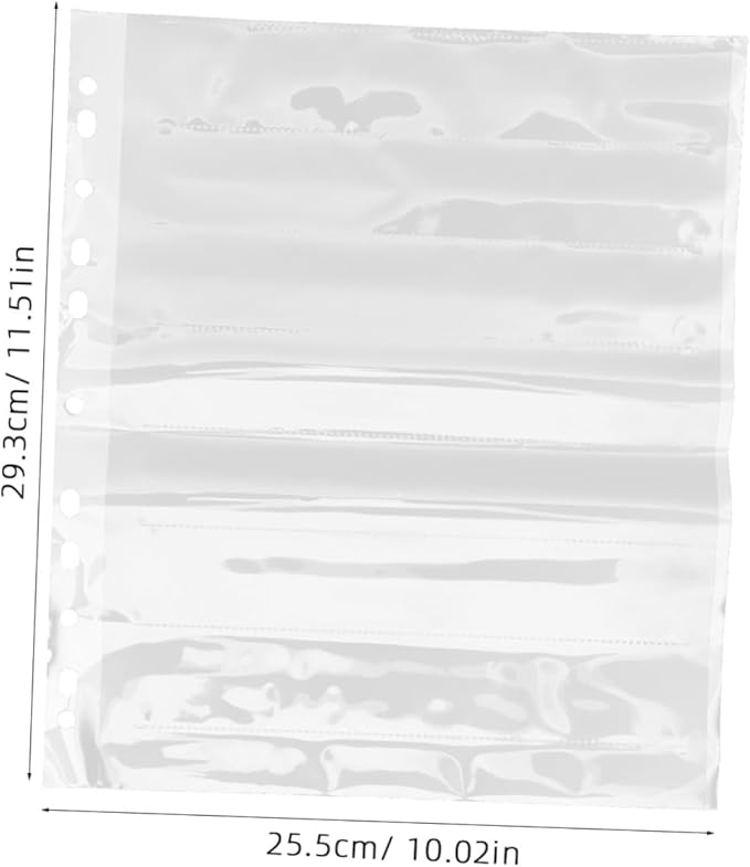 10pcs Negative Film Sleeves for Archival Protection Document Pouches for Preserving Important Photos and Film Negatives