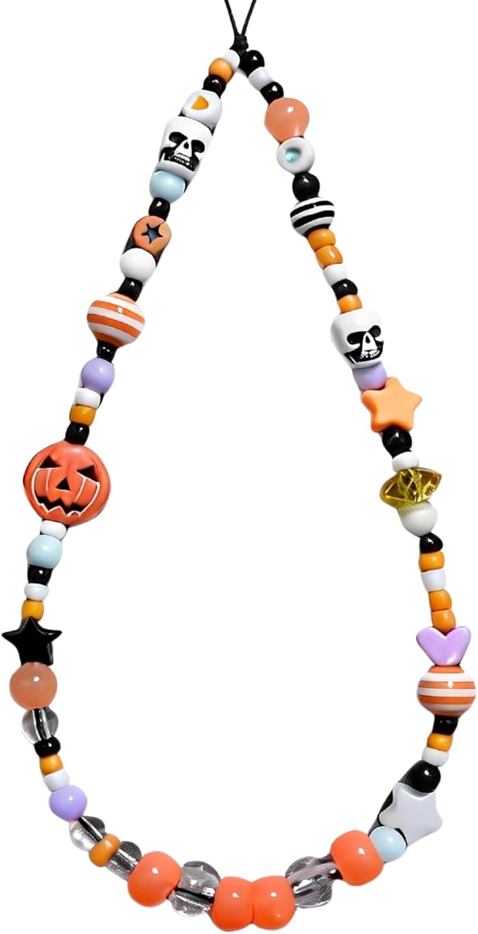 Beaded Camera Wrist Strap Cute Digital Camera Charm Lanyard Phone Charms Strap Beaded Camera Chain for Phone Bag Keychain