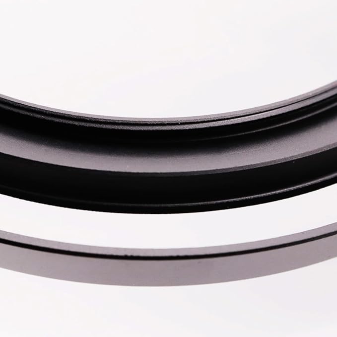 62mm Hollow Lens Hood 62mm Screw in Curved Vented Lens Hood 62mm Metal Lens Hood for 62mm Lens Hood Wide(Black)
