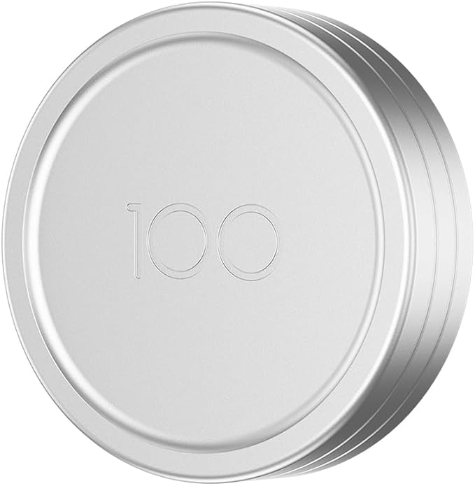 JJC Lens Cap for Leica Q3 Q3 43 Q2 Q Q-P, with '100' Imprint for Leica's 100 Anniversary, QP Digital Camera Lens Protective Cover with Soft Fabric Interior, Dustproof & Scratch-Resistant