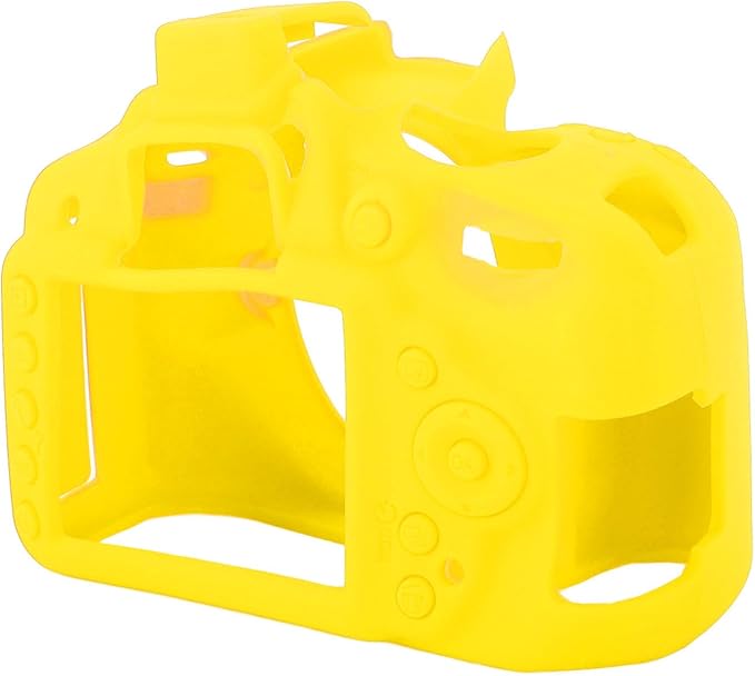 Goshyda Silicone Camera Case for Nikon D3100, Shock Proof Rubber Protective Body Skin Cover Bag for Nikon D3100 (Yellow)