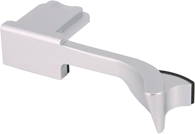 Haoge THB-LS Metal Hot Shoe Thumb Up Rest Thumbs Up Hand Grip for Leica Q Q-P QP Typ116 Typ 116 Camera Silver