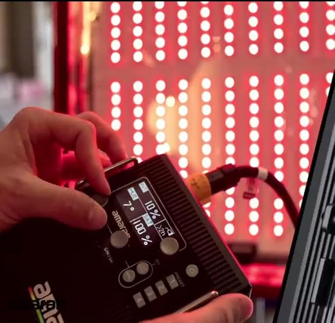 Aputure Amaran F22C RGBWW Flexible Led Video Light 2500K~7500K,200W Output LED Panel Light,15 Lighting FX with Honeycomb Grid Soft Box,Support App Control for Photo Studio Photography Lighting