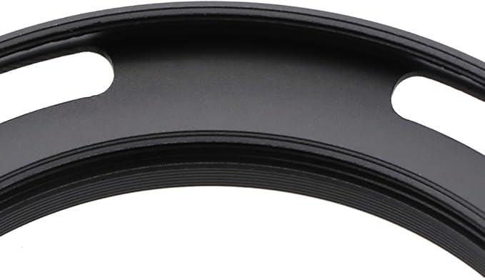 67mm Hollow Lens Hood 67mm Screw in Curved Vented Lens Hood 67mm Metal Lens Hood for 67mm Lens Hood Wide(Black)
